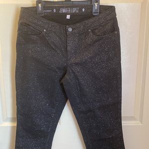 Jenifer Lopez Black Demin Jeans Women Sz 8